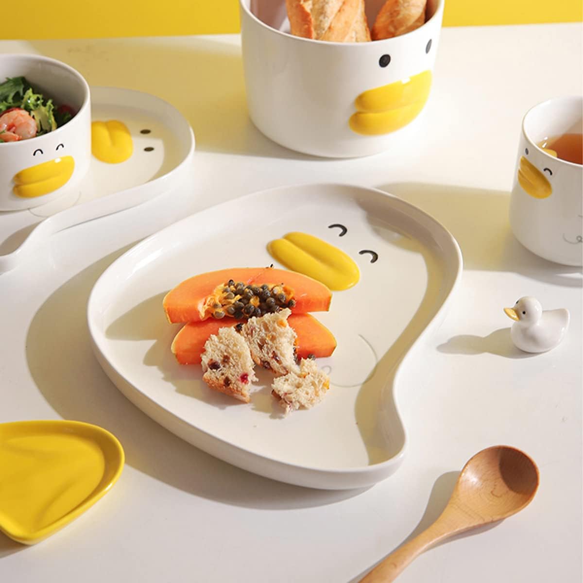 Duck Plate, Ceramic Hand Glazed, Breakfast Plate -8.2in Duck Plate, Ceramic Hand Glazed, Breakfast Plate -8.2in
